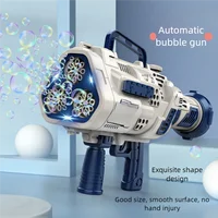 Automatic Large Rocket Bubble Gun Dinosaur 68 Holes Bubbles Machine Gun Launcher Shape Blower Soap Outdoor Toys For Kids Gift 1