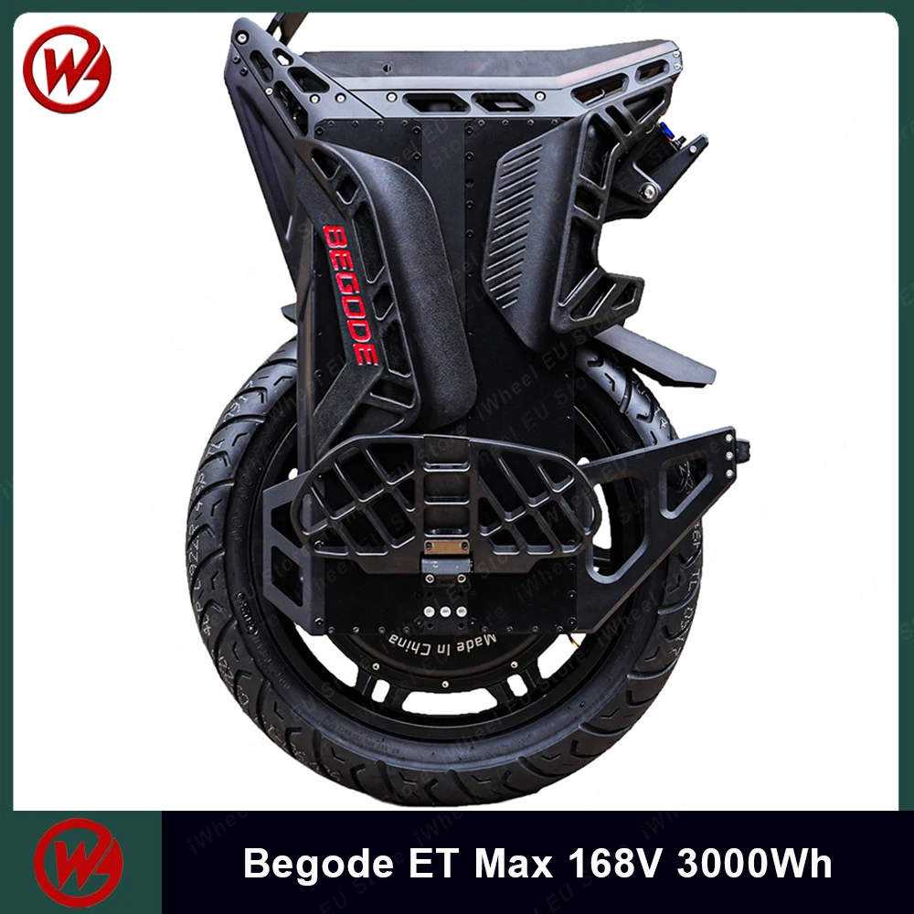 Eu Stock Pre-Vendita 2024 Begode Et Max 168V 3000Wh 4000W Hight Torque Motor Smart Bms 48Mos Scheda Madre Begode Et Max E-Wheel
