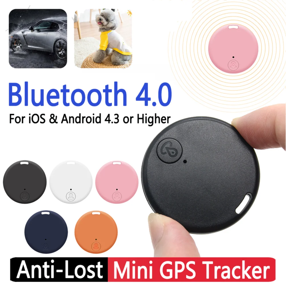 Smart Mini GPS Tracker Wireless Wallet Pet Key Phone Cat Dog Anti-Lost GPS Locator Bluetooth 4.0 for iOS & Android 4.3 or Higher gps tracker