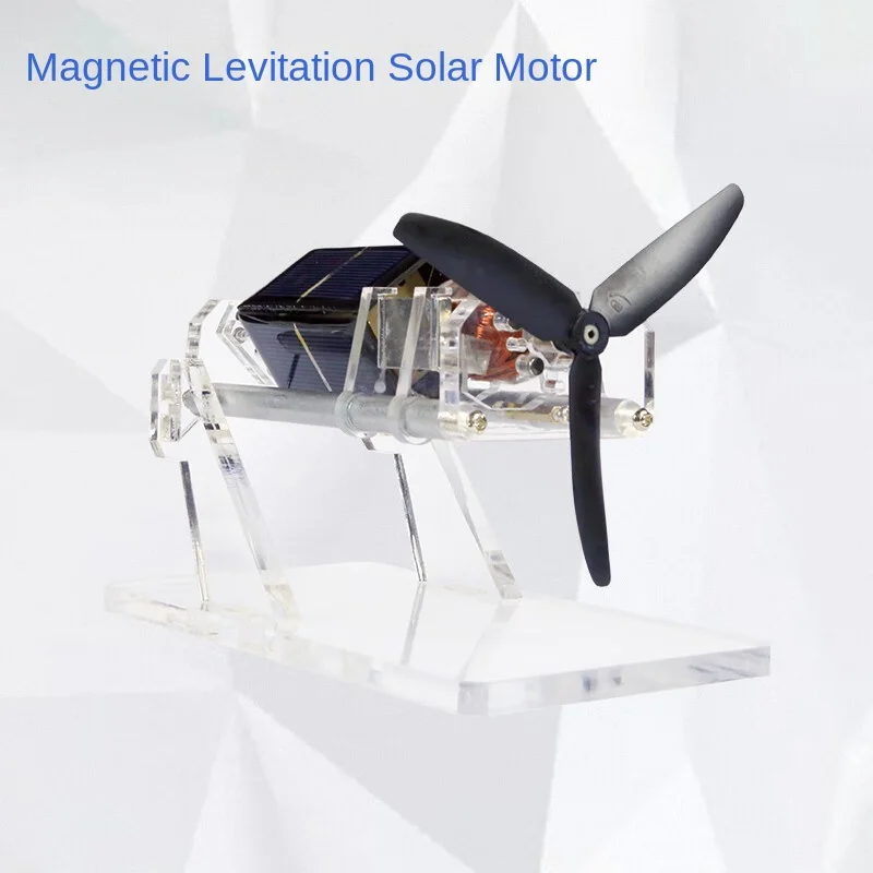 

Technology Double-Layer Fan Blade Magnetic Suspension Solar Motor Mendocino Dual-Axis Design DIY