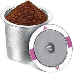 Reusable Stainless Steel Coffee Pods - Eco - Friendly Refillable K Cups (1pc)