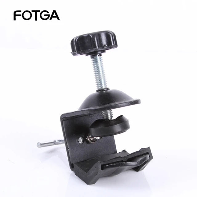 C-Clamp With 1/4" Screw Thread Spigot - Photo Studio Light Stand Mount, Tripod Grip For Cameras & Lights