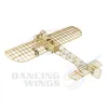Wooden Toys Building DIY Craft Wood Furnishing Christmas Gift Present Static Model Kit 1:23 Bleriot XI Airplane Aircraft VX14 5