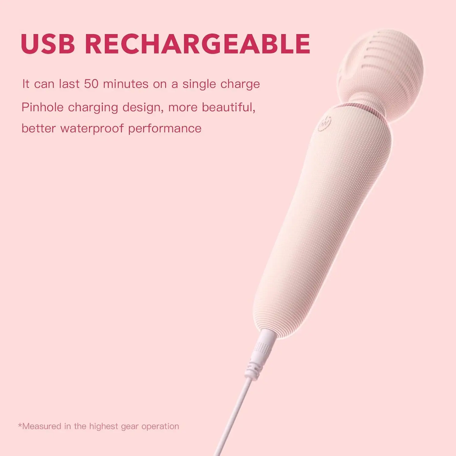 Powerful Silent Magic Wand Vibrator For Clitoral Stimulation_voghion.com