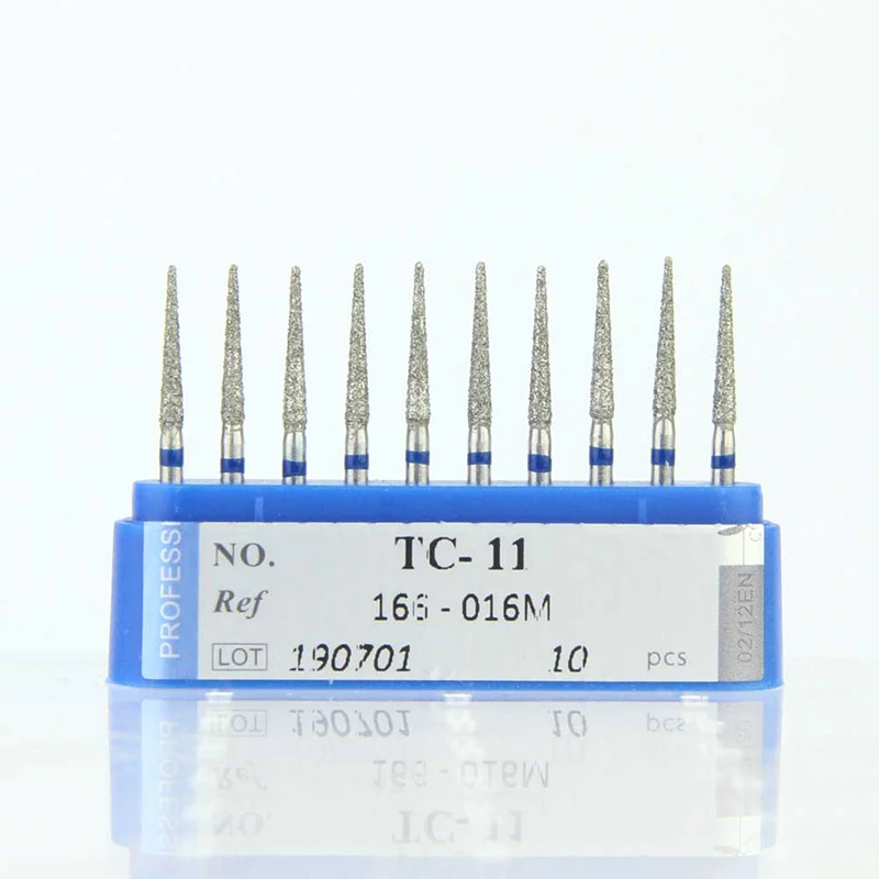 10 Teile/los Dental Diamant Bohrer Nadel/TC 1,6mm für High Speed Handstück Medium/Extra Feine/Super grob Zahnmedizin Schleifen Werkzeuge – Detail 35