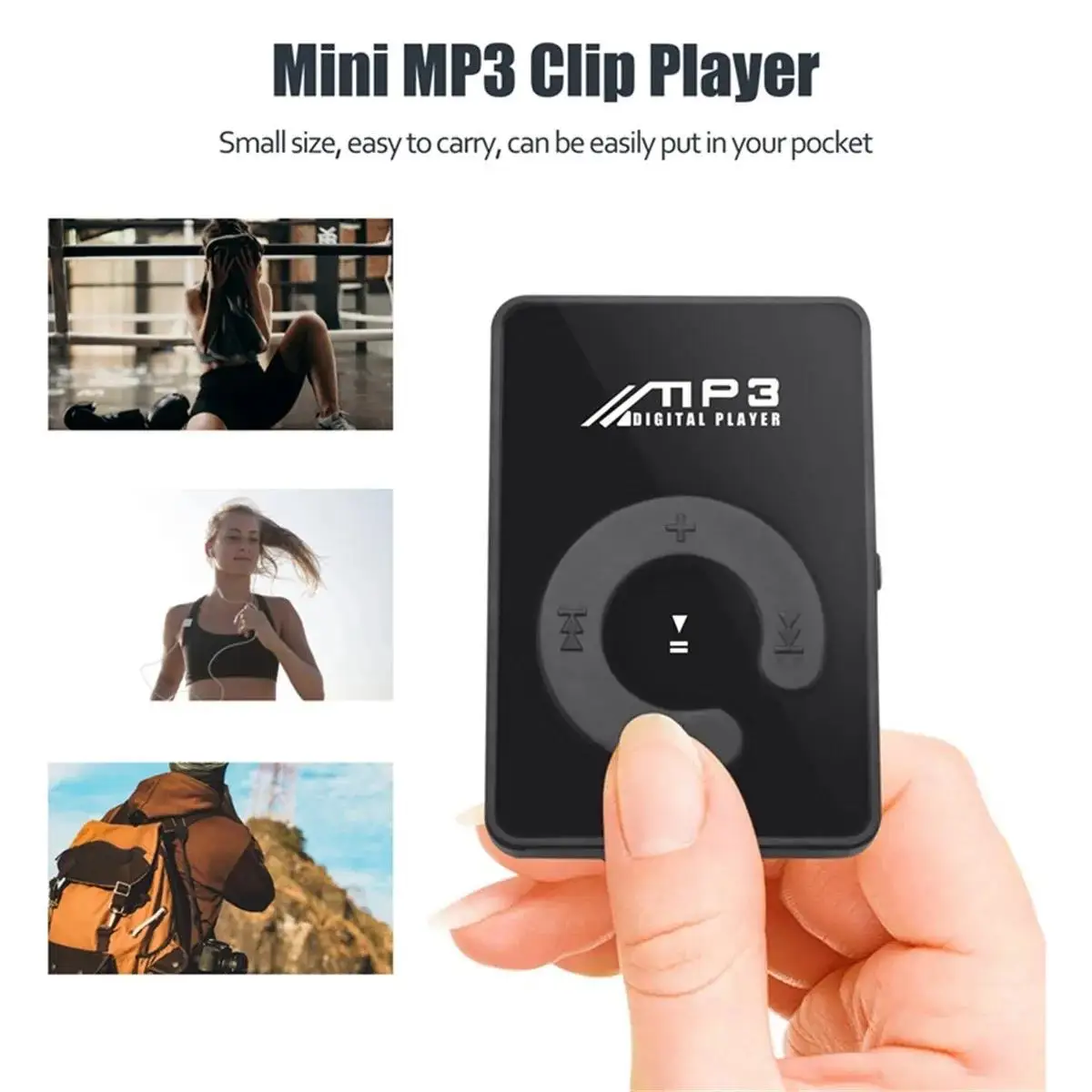 Compact Bluetooth MP3 Player with E-Book and FM Radio Support