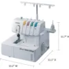 Coverstitch Serger, 2340CV, Sturdy Metal Frame, 1,100 Stitches Per Minute, Trim Trap, Included Snap-on Presser Feet 3