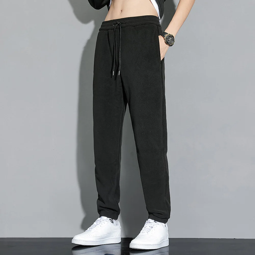 

Mens Trousers Mens Pants Casual Daily Fashion Fleece Pants Jogger Cargo Keep Warm Korean Pants Slight Stretch Comfy