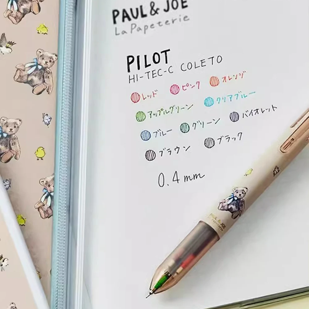 Japan PILOT 4-in-1 Multi-function Modular Pen Case Limited COLTO 0.4mm Refill Stationery Accessories Calligraphy Pen Set