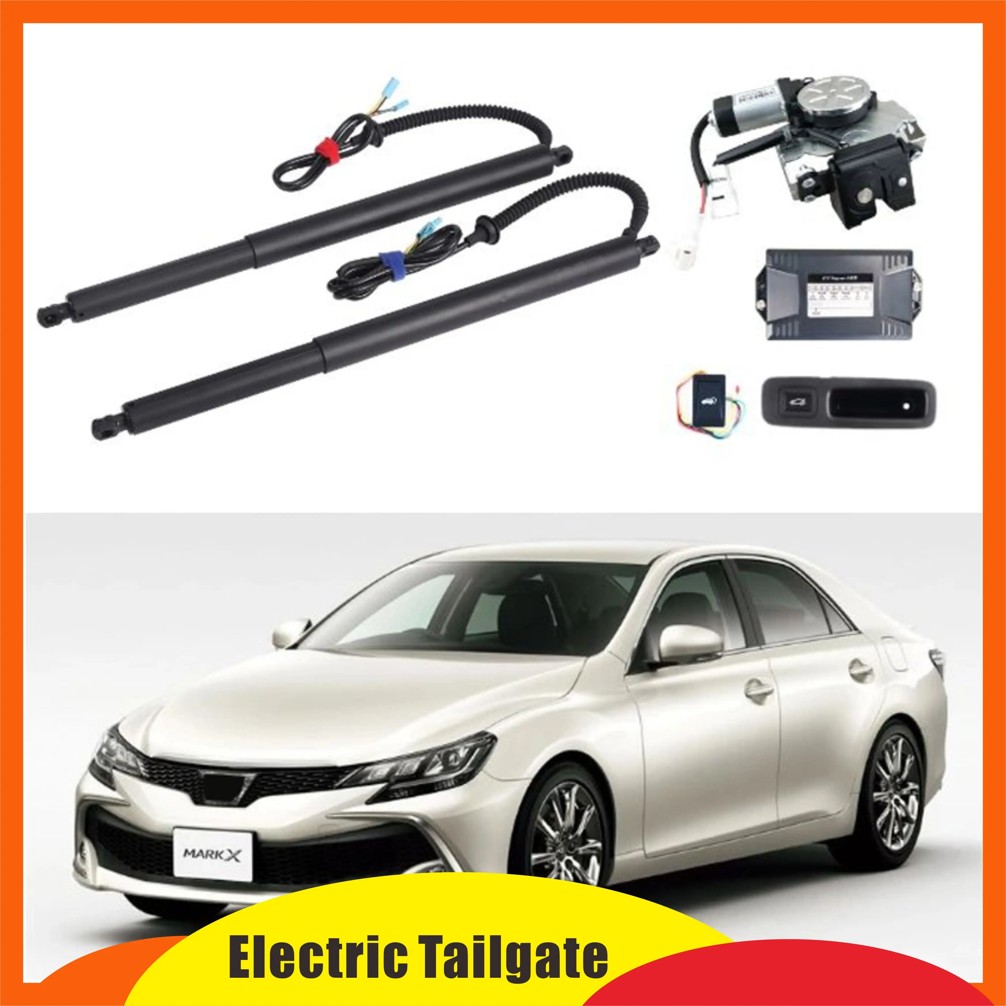 

For Toyota Reiz Mark control of the trunk electric tailgate car lift auto automatic trunk opening drift drive kit foot sensor