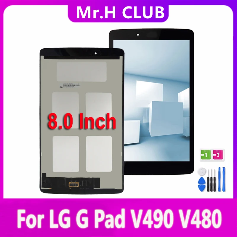 8 inch For LG G Pad 8.0 V480 V490 Touch Screen LCD Display Digitizer
