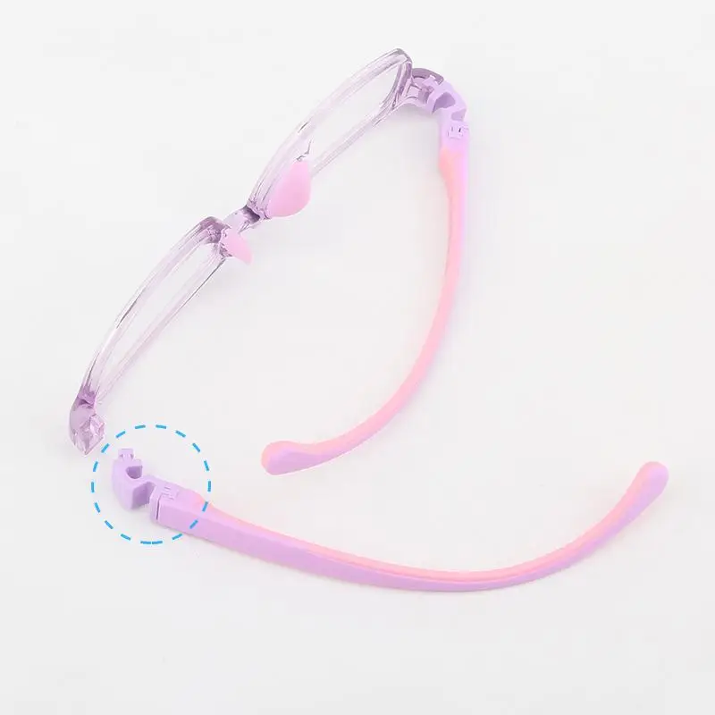 Kinder Silikon Brillen Beine Brillen Arm Anti-Rutsch Snap-on Brillen Arm Ersatz Mehrere Farbe Silikon Brillen Beine – Detail 8