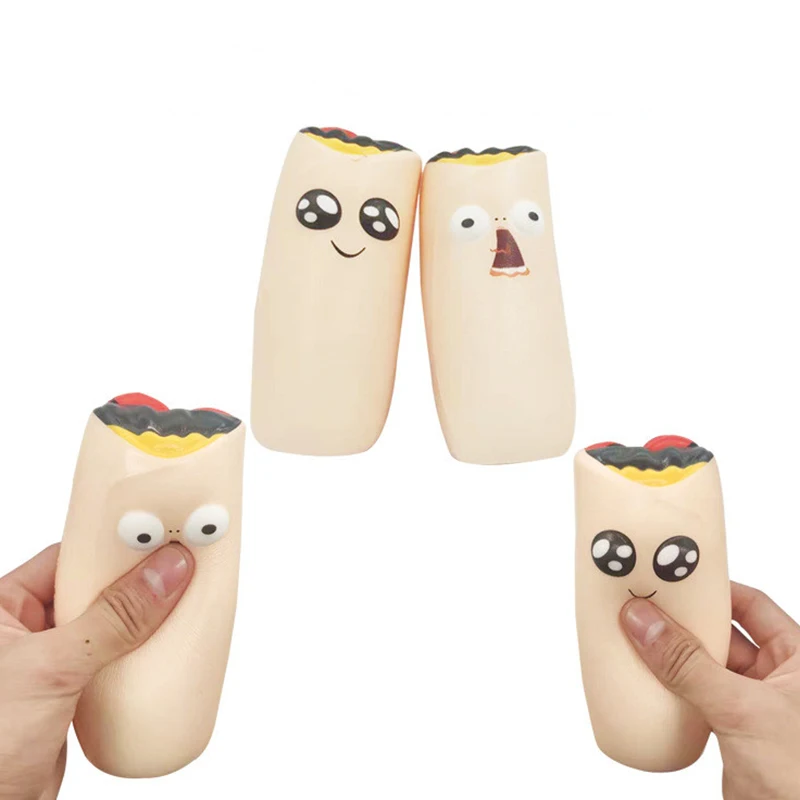 

Burrito Squishy Doll Anti-stress Toys Mini Egg Roll Stress Relief Squeeze Toys