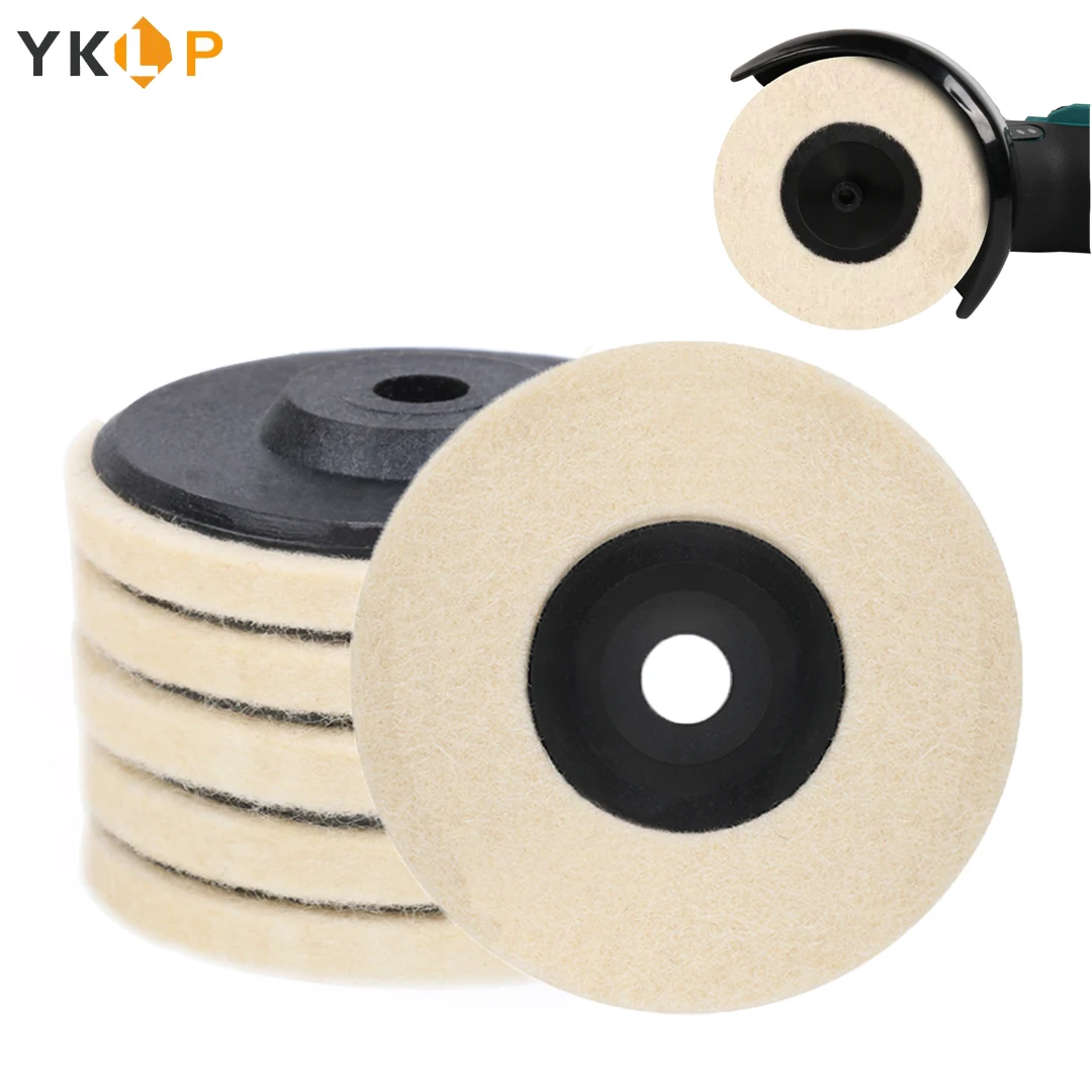 1pcs 50mm/75mm Wool Polishing Wheel Polishing Buffing Pads Angle
