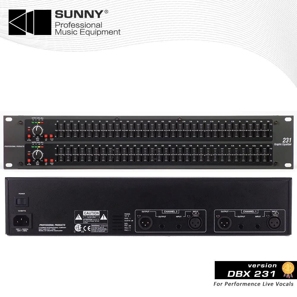 Professional Audio Equalizers Graphic Sound Equalizer Graphic