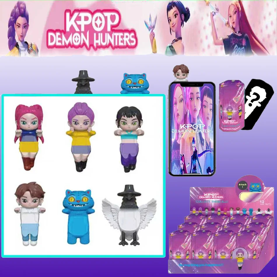 Kpop Demon Hunters Blind Box Doll Toy Derpys Tiger Rumi Mira Zoey