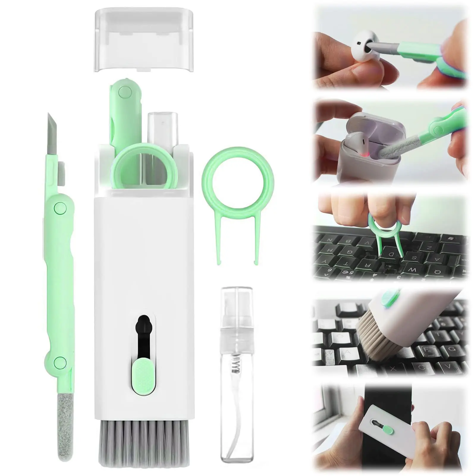 10-in-1 Electronics Cleaning Kit - Keyboard & Screen Cleaner For Laptop, Phone, Camera