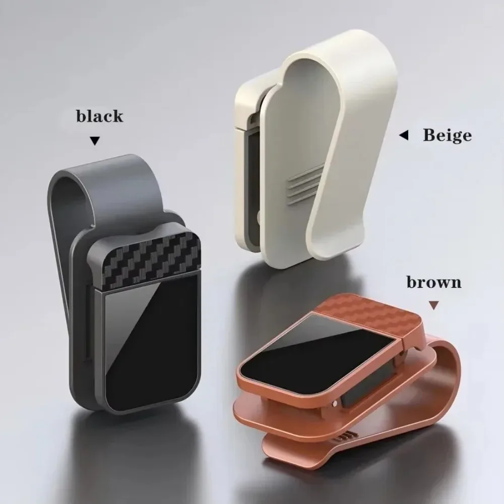 차량 햇빛 가리개 선글라스 클립 홀더 안경 걸이 카드 티켓 정리함 차량용 내부 수납 클립 자동차 액세서리