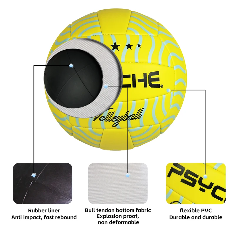 Official Size 5 Soft Volleyball Training volleyball for Kids Youth Adults Indoor Outdoor Beach Park Games Play volleyball ball