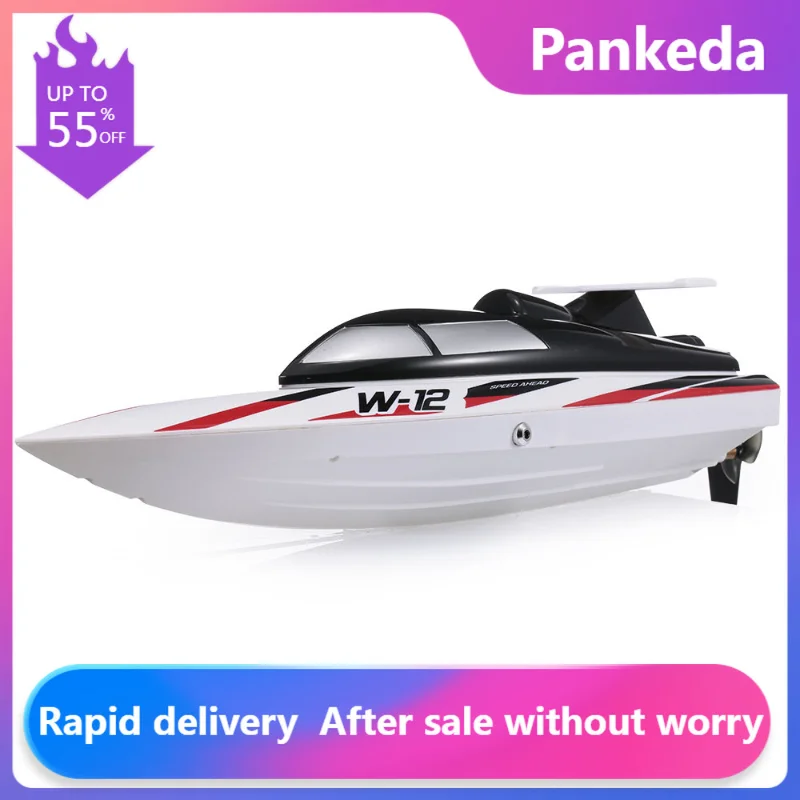 2.4G 35 Km/H Wl912-A Rc Barca Ad Alta Velocità Rc Barca Protezione Capsize Telecomando Barche Giocattolo Rc Barca Da Corsa Piscina Barca Yacht Giocatt