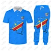 Zaire DR Congo Flag Zip up Hoodies Jacket Pants Tracksuit Men Print Oversize African Pullover Sweatshirt Unisex Clothes Dropship 5