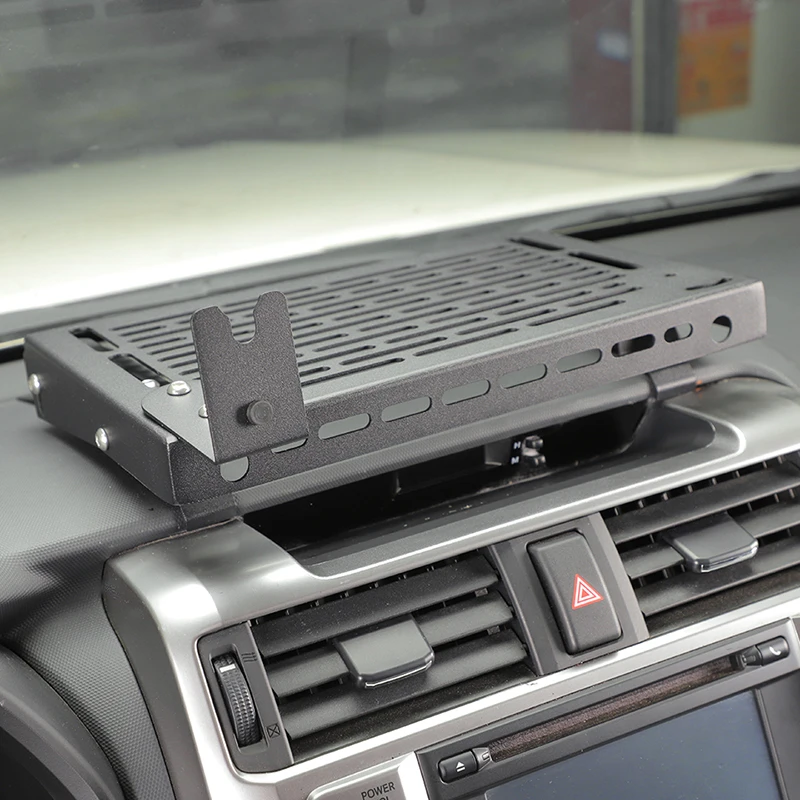 BAWA Multifunction Center Console Expansion Bracket Interphone Storage Shelf For 4Runner 2010- Car Interior Accessories
