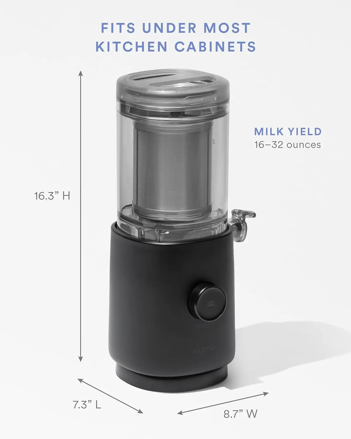 M1 Plant Milk Maker – Homemade Oat, Seed, & Nut Milk Maker Machine – Smooth, Creamy Texture Barista Quality Milk in Minutes 4