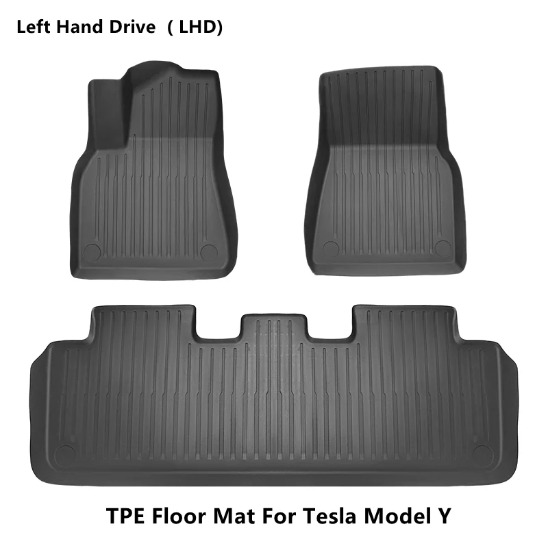 Fit Car Accessories For Tesla Model Y Floor Mat TPE ECO Trunk Mat Fronk Rear Left and Right Hand Drive 5 or 7 Seats floor mat car floor mats floor mats floor rugs
