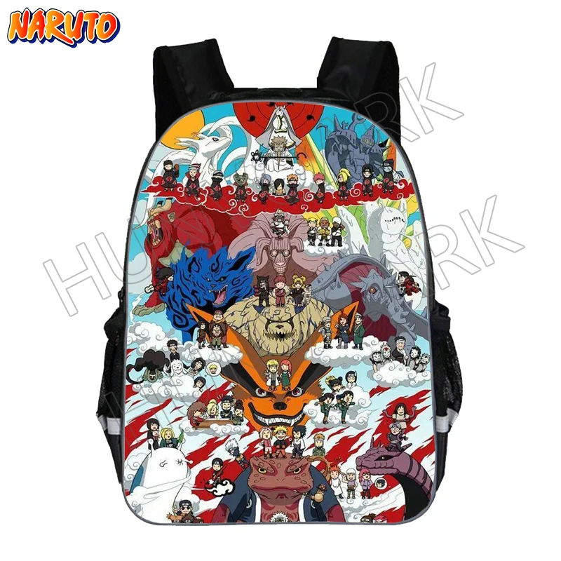 Naruto Uzumaki 16 inch Kids Backpack with Lunch Bag