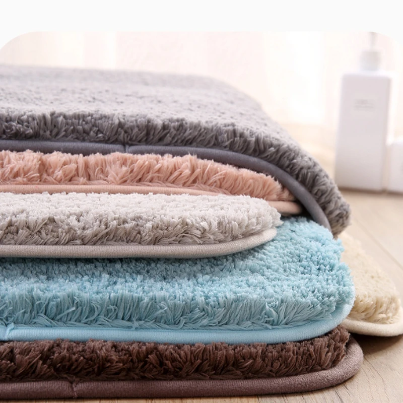 Anti Slip Carpet Kitchen Floor Mat Home Entrance Door Pad Bathroom Absorbent Quick Drying Rug Bedroom Soft Doormat Hallway Decor