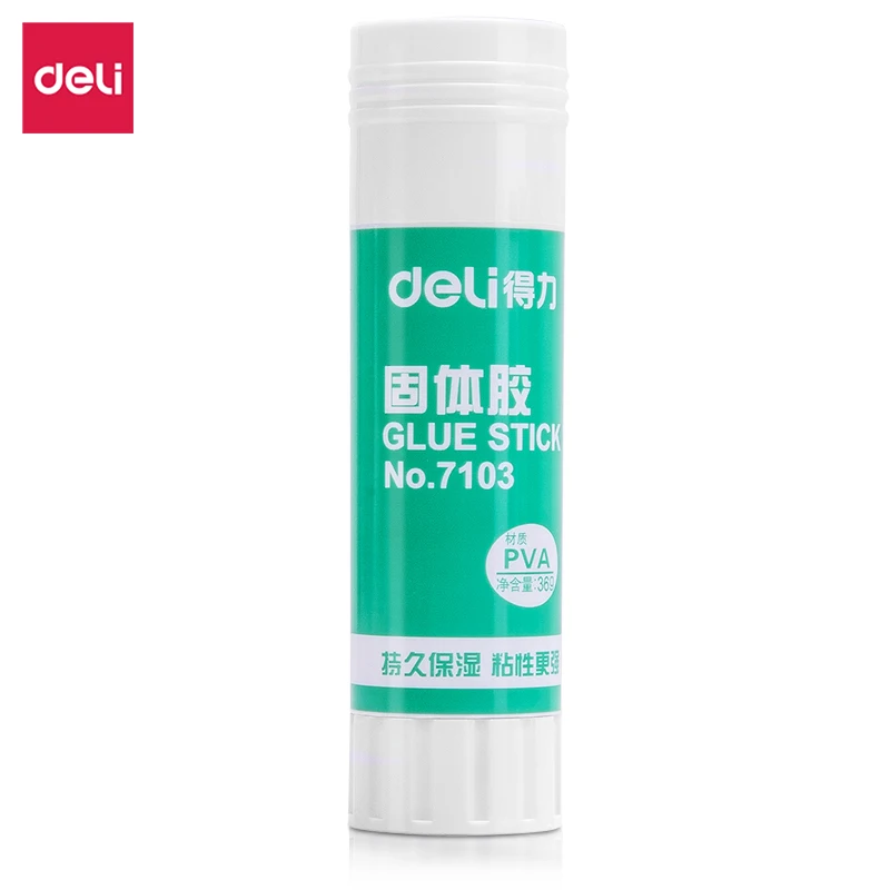 

2Pcs Deli 7103 Solid Glue 15G Handmade Glue Heavy Body Glue Stick Student Office Supplies Wholesale