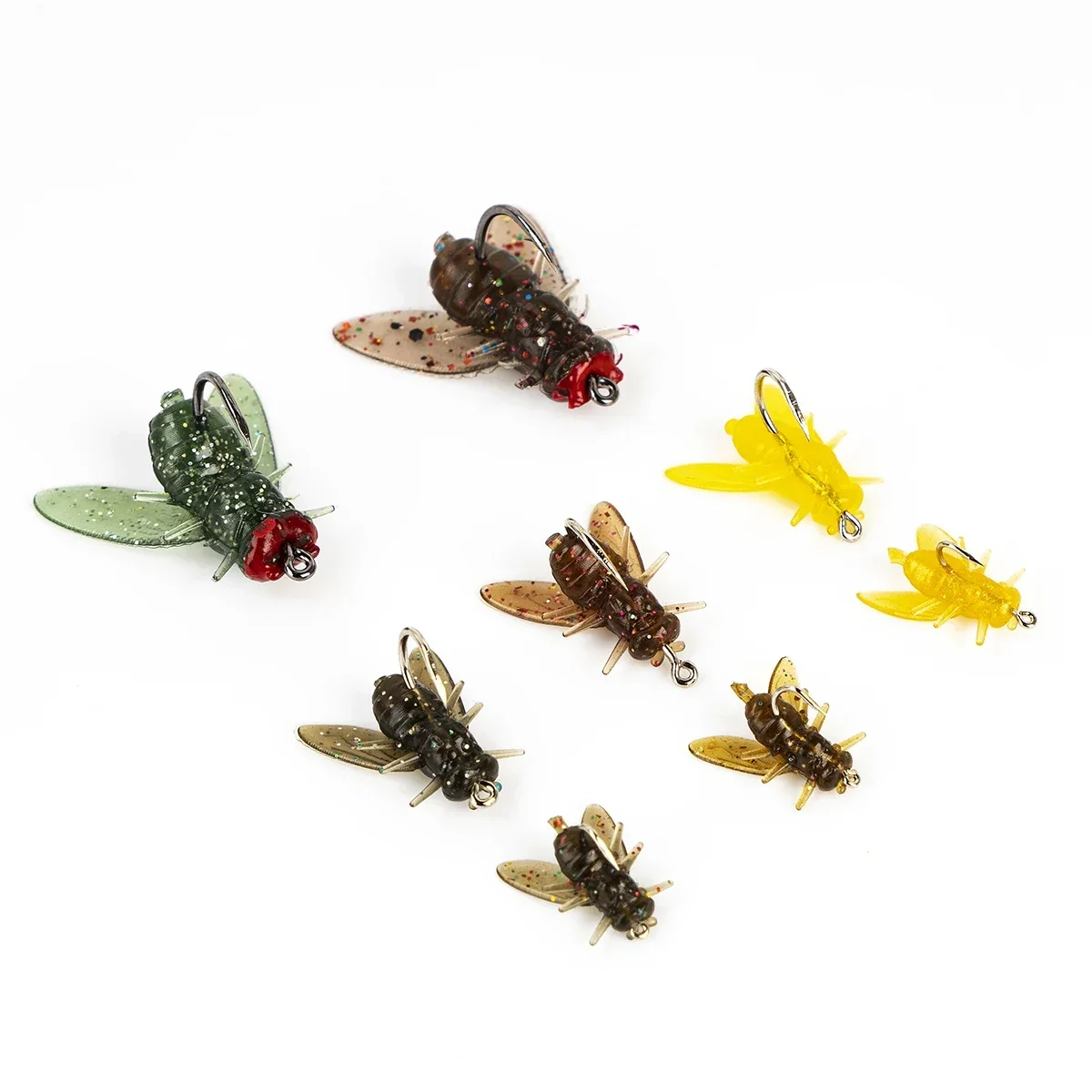 20PCS Realistic Fly For Trout Fishing Artificial Insect Bait Fishing Lure
