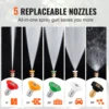 VEVOR Pressure Washer Gun Set Foam Cannon Washer Spay Gun with Connector Nozzle Tips Pressure Washer Handle with Inlet Connector 4