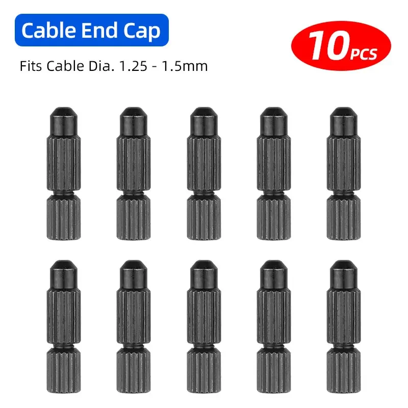 Ejoyous Lot De 10 Câbles De Dérailleur En Acier, 2m, Pour VTT Et Vélos, Câble De Changement De Vitesse Et Frein