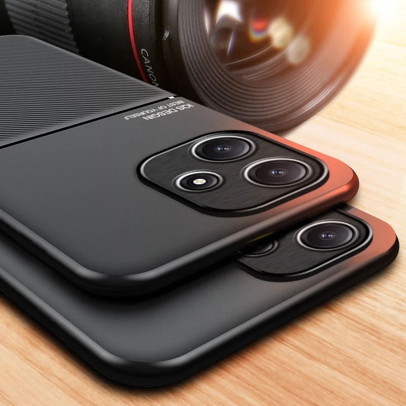 Shockproof Leather Silicone Case with Magnetic Car Holder