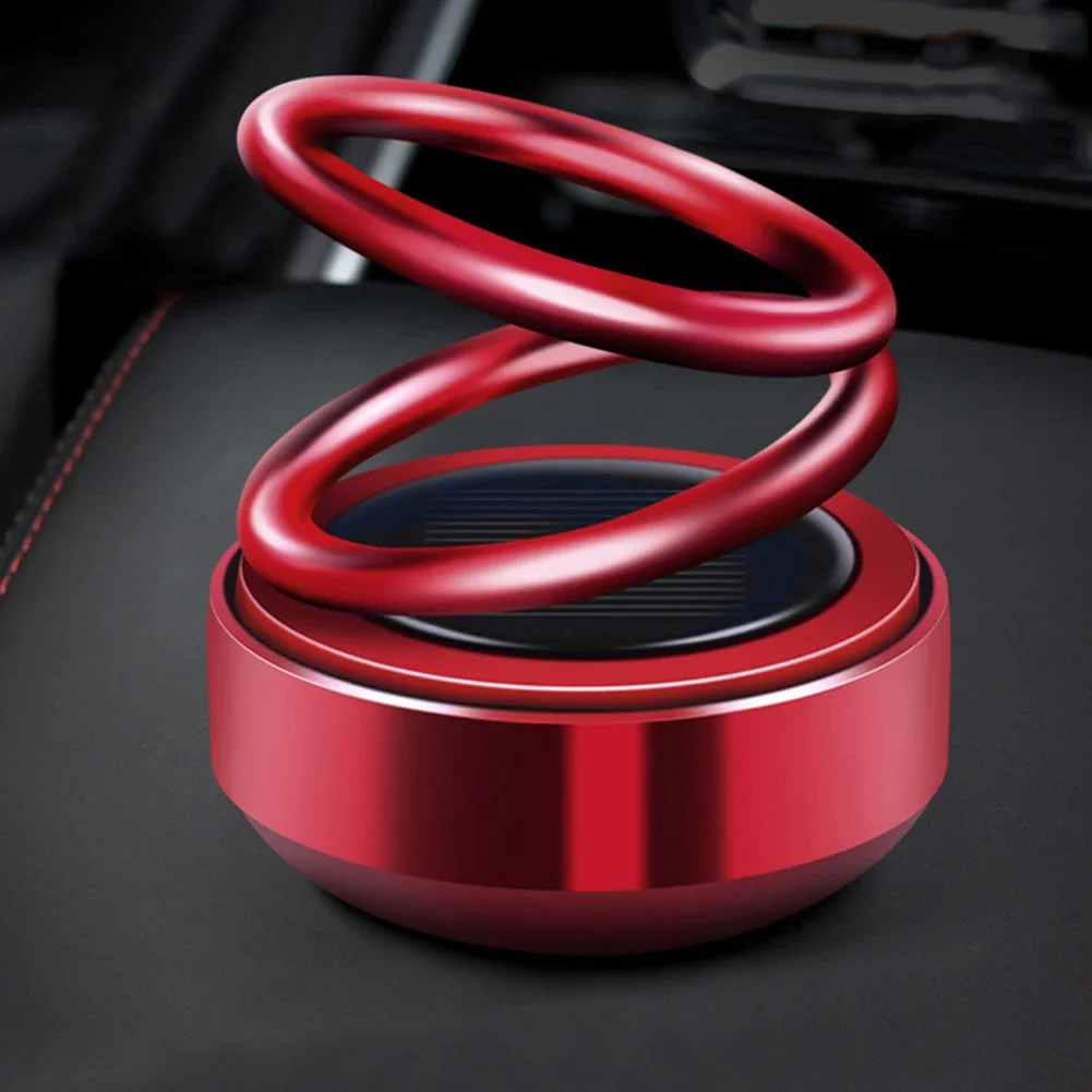 Double Ring Rotating Vibration Radiator Car Kinetic Molecular Heater Car Air Aromatherapy Air Cleaners Mini Solar Kinetic Heater