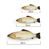 20/30/40 Creative Cat Toy 3d Fish Simulation Soft Plush Anti-Bite Catnip Interaction Chewing Fake Cat Fish Toy Pet Supplies 6