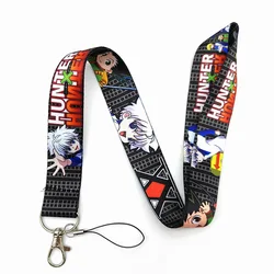 Anime - Inspired Hunter Lanyards & Card Set with Cute Badge and Keychain Accessory (L - 31)