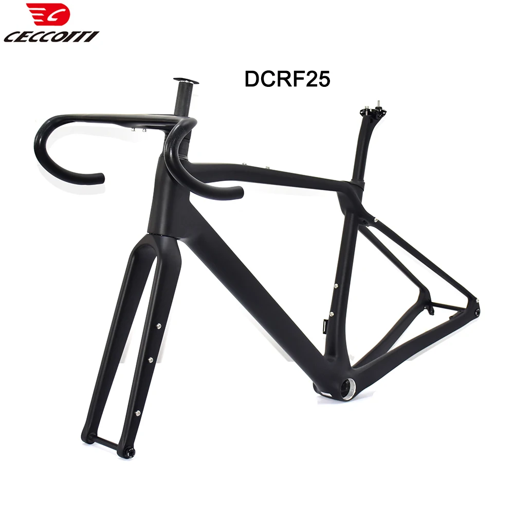 Carbon Gravel Frame with Disc Brake Bicycle Frameset Full Hidden Cable Bike Framework 700C * 47C T47 BB bicycle parts bicycle frame