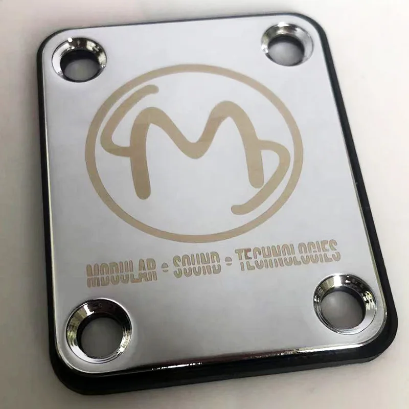 カスタマイズされたエレキギターネックプレート,カスタム