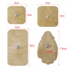 TENS Unit Replacement Pads Latex Free Electrodes Compatible With EMS Muscle Stimulator Use 3.5mm Button Connector Lead Wires 2