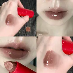 Vibrant Grape Glitter Lip Gloss - Moisturizing and Non - Sticky Jelly Tint - 3.5g (04 Brown)