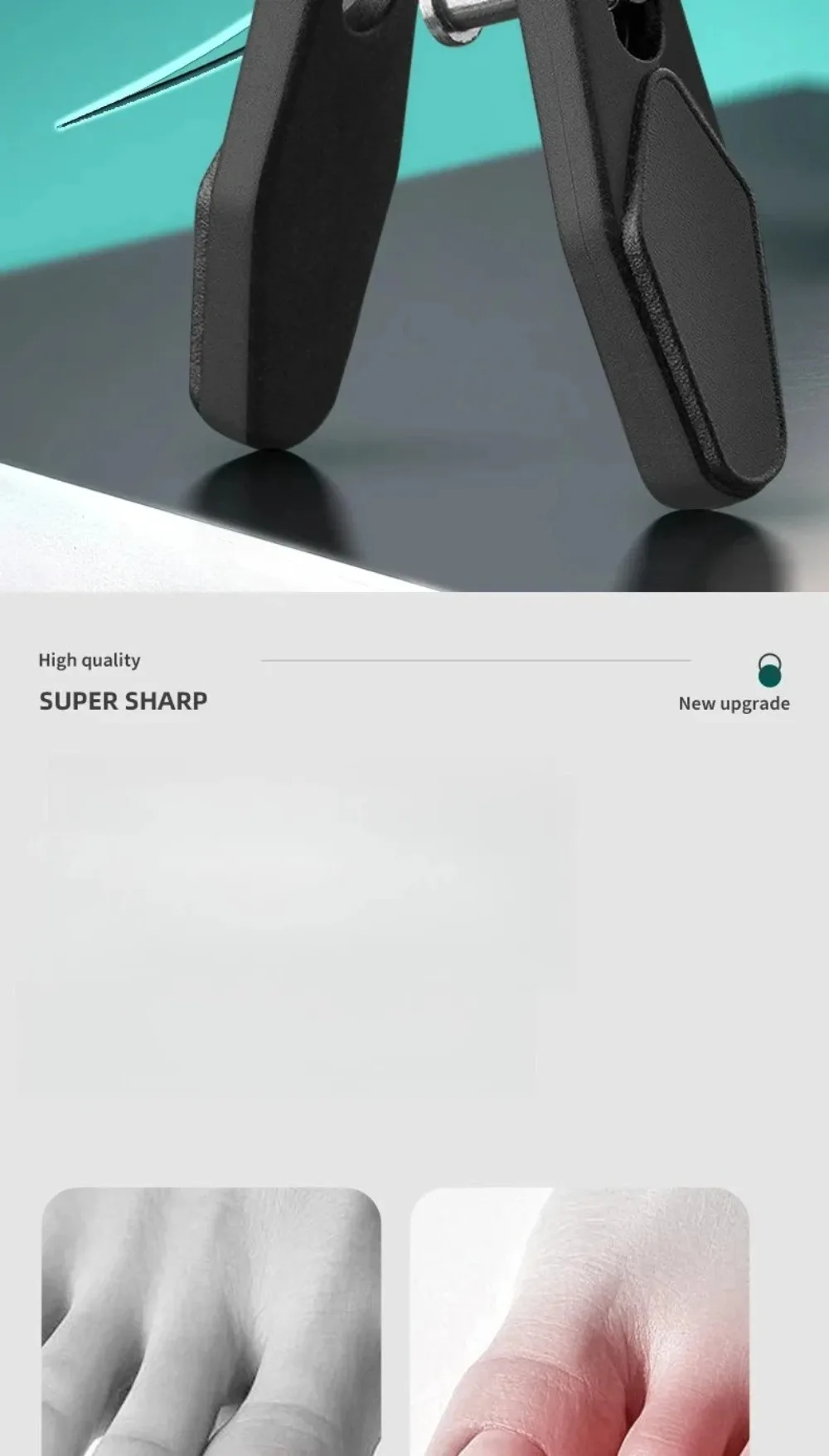 Obcinacz ze stali nierdzewnej na czystym tle