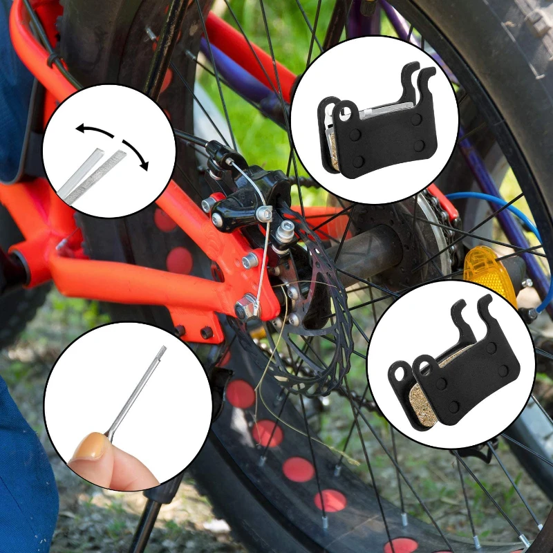 8/10/20/30 Pairs Resin / Semi-Metallic Bicycle Brake Pad for SHIMANO XTR M965 M975 Saint M800 Deore XT M765 M775 SLX M665 M535 6