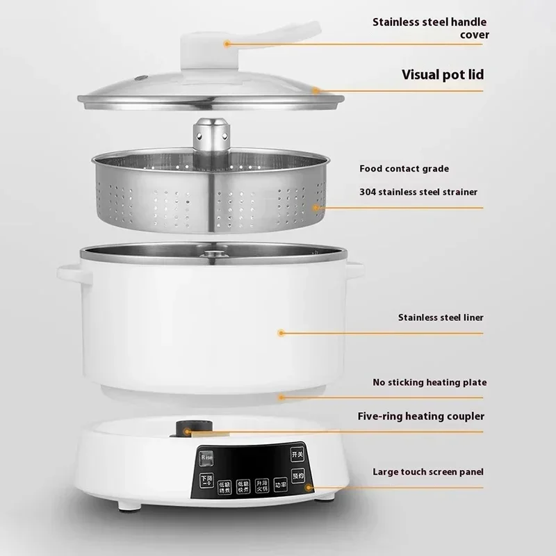 3L Rice Cooker Sugar Controlled Multi Cooker Household Intelligent Health Pot Panela Eletrica De Arroz 2