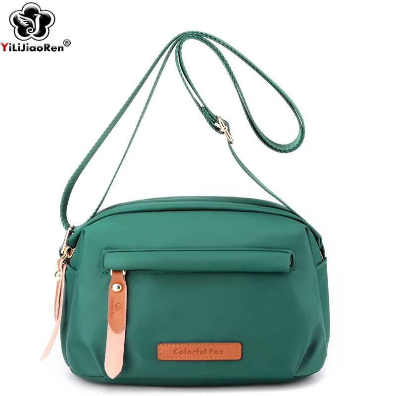 Fashion Women Crossbody Bag Lightweight Waterproof Nylon Capacity Outdoor  Travel Bag Three Layer Pocket Shoulder Phone Bag Purse - AliExpress