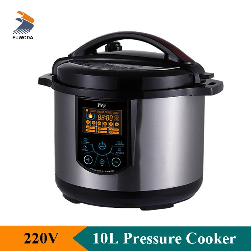 Electric Rice Cooker 10L IMD Full Touch Panel Pressure Cooker Multi function Stainless Steel Commercial or