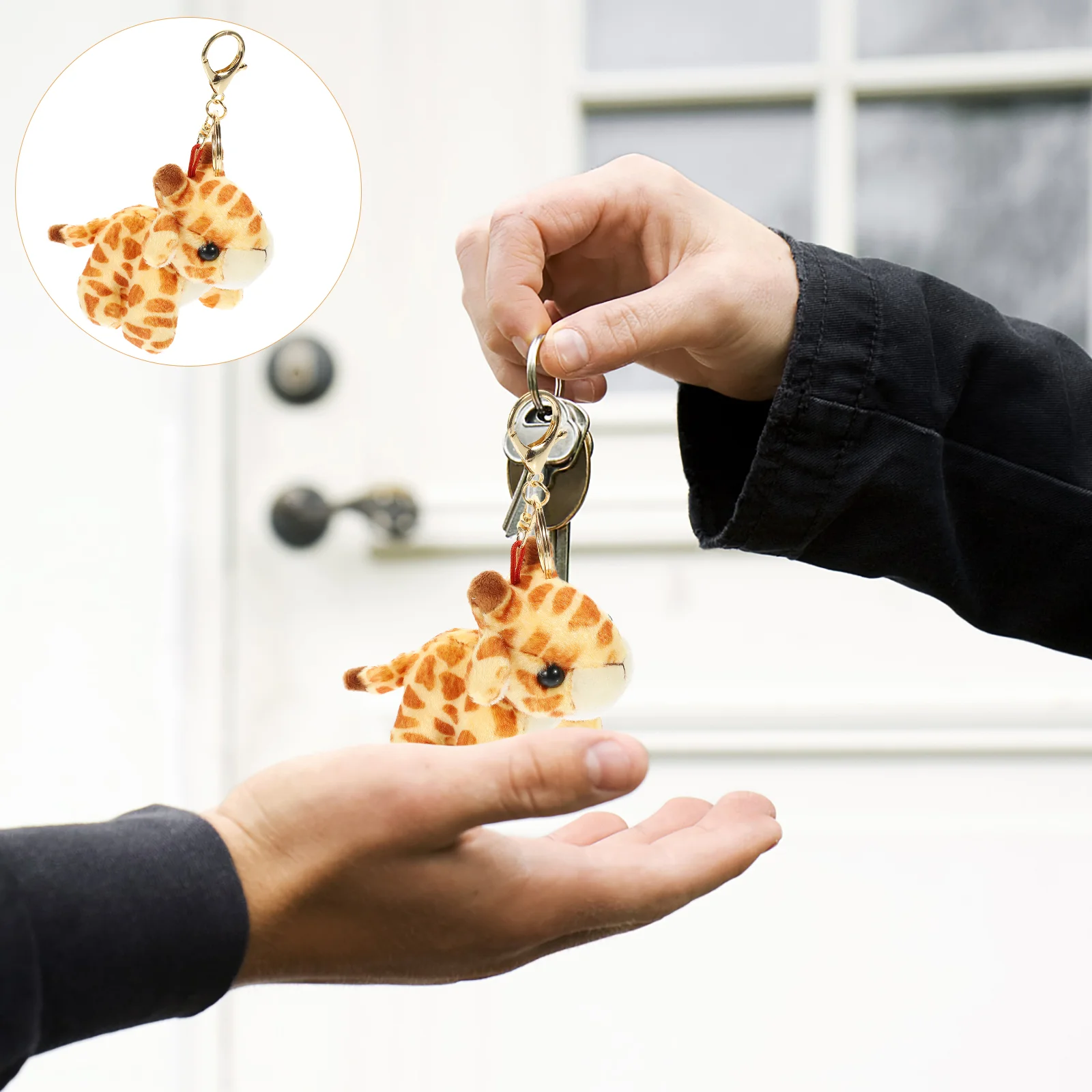 

Plush Keychain Hanging Toy Backpack Keychains for Backpacks Animal Decor Pendant Decorate Kawaii
