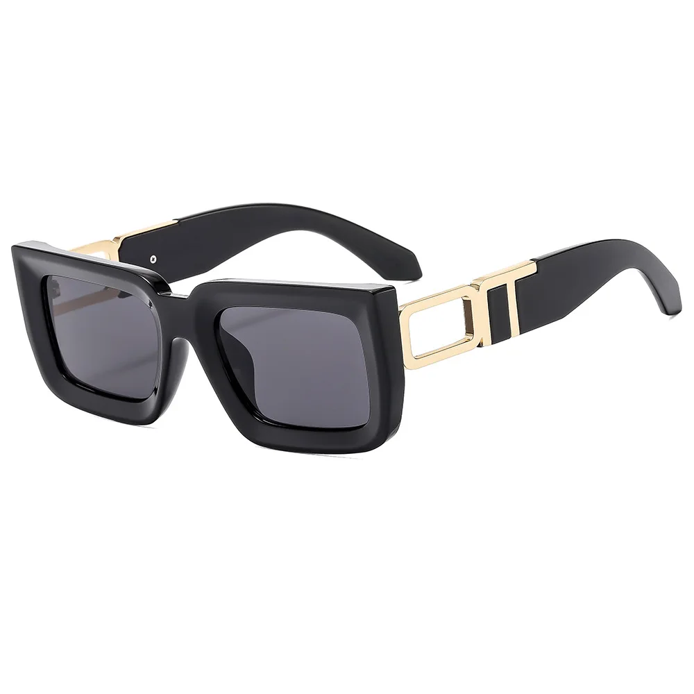 Nuovi occhiali da sole quadrati retrò per donna uomo occhiali da sole occhiali moda tonalità maschili occhiali di marca UV400_voghion.com