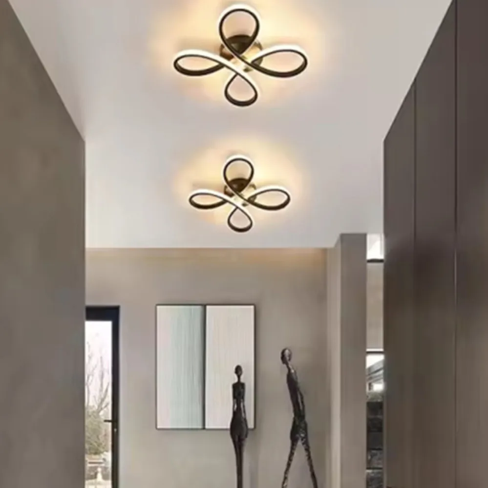 Plafoniera Rettangolare Alluminio Nero — Tricolore LED - immagine 9